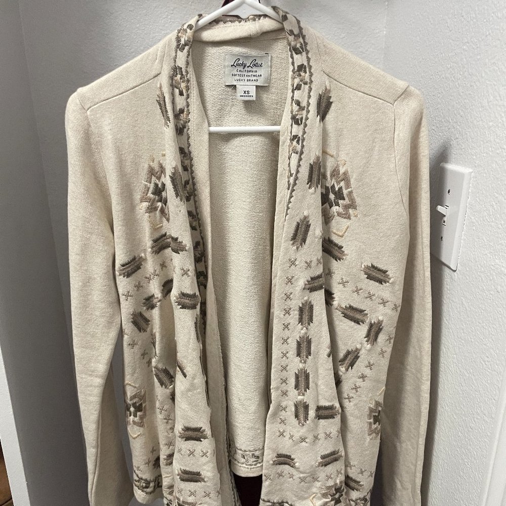 Lucky Brand Open Cardigan